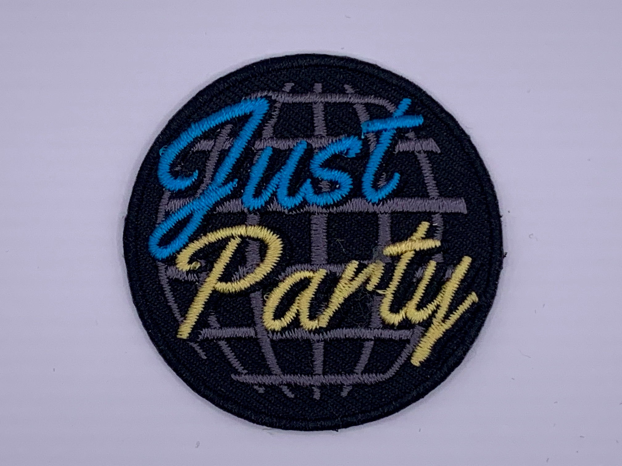 Just Party Embroidered Patch